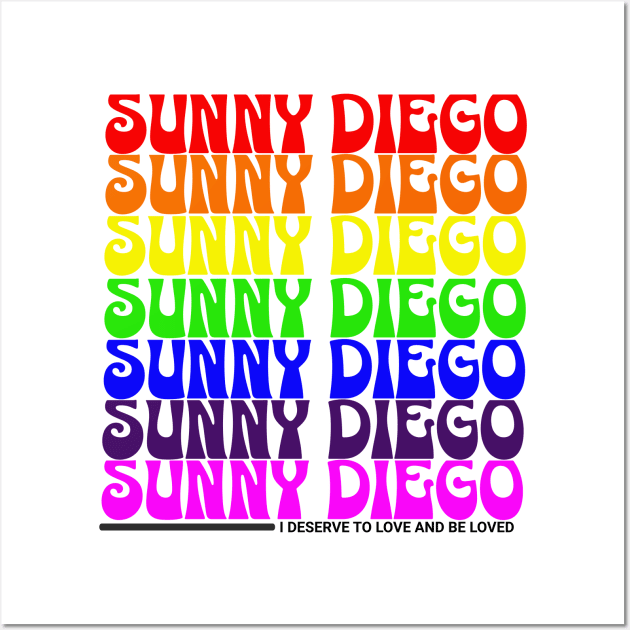 SUNNY DIEGO-I DESERVE TO LOVE AND BE LOVED Wall Art by Intricate House of Design